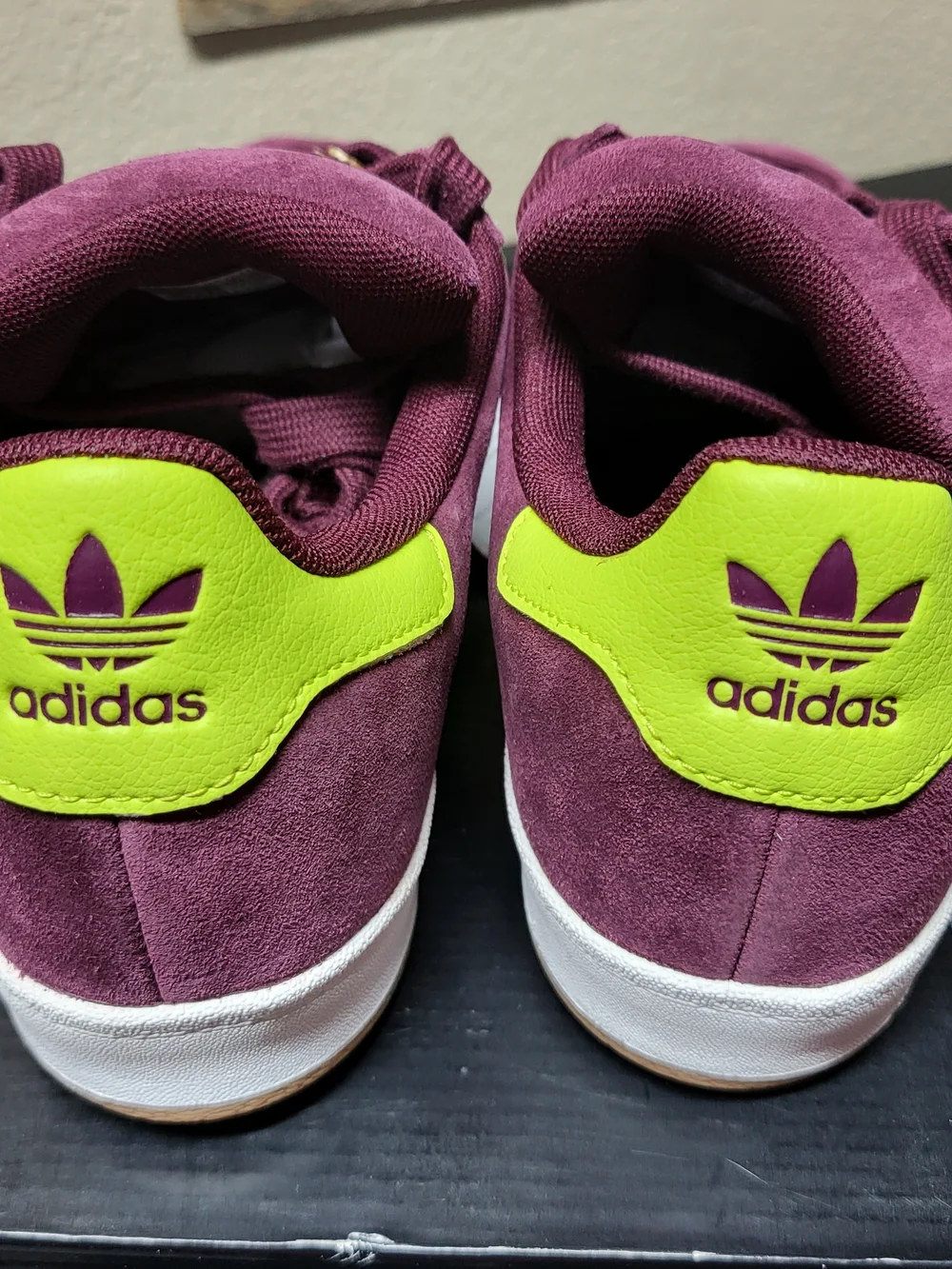 *NEW* Adidas Campus ADV Maroon/Yellow Size Mens 11.5 Womens 12.5 w/Tags & Box